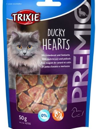 PREMIO Hearts, duck/pollock, 50 g