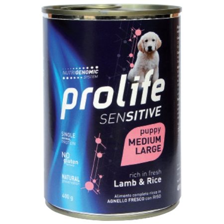 Sensitive Puppy Medium/Large Lamb & Rice - 400GR