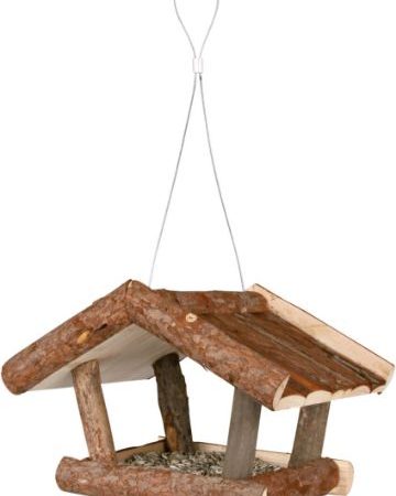 Natural Living bird feeder, 32 × 23 × 20 cm, natural