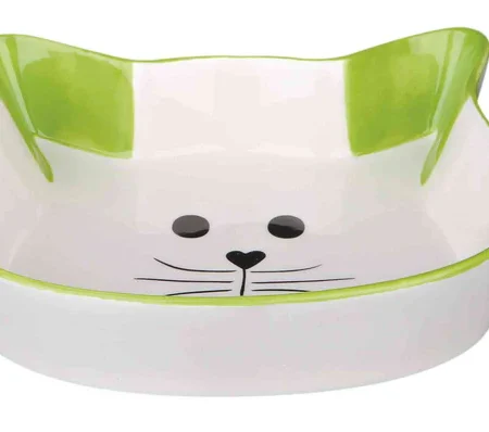 Ceramic bowl cat face, 0.25 l/12 cm