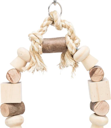 Arch swing with colourful wooden blocks, 20 × 29 cm