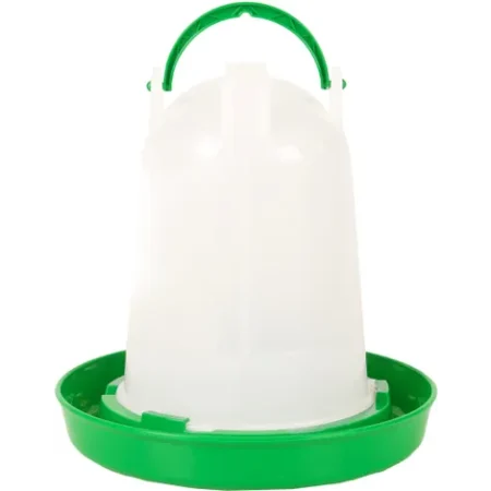 Water dispenser Chicken Chick Twist Round Green & White, 1ltr