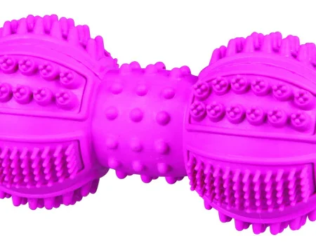 Junior dumbbell, natural rubber, 9 cm