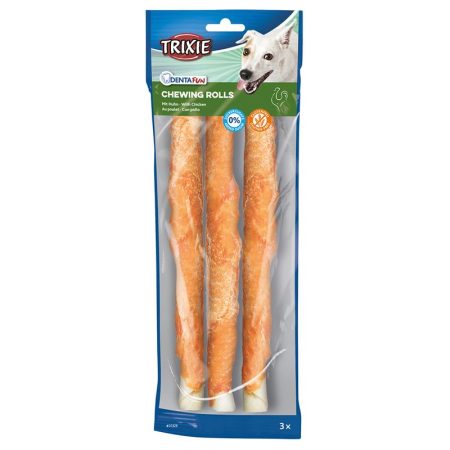 Denta Fun chewing rolls, chicken, 28 cm, 3 pcs/.250 g