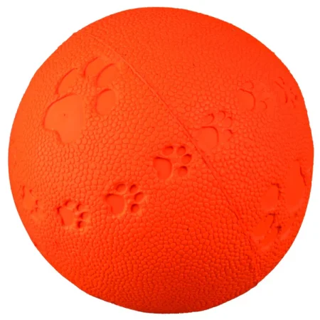 Toy ball, natural rubber, diam. 7 cm