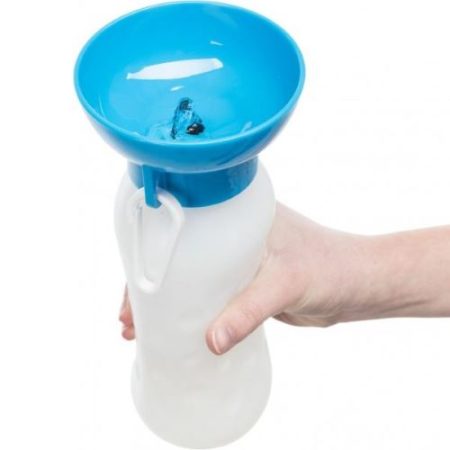 Bottle with drinking bowl, 550ml