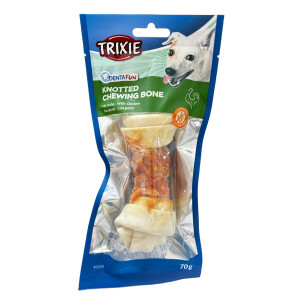 Denta Fun knotted chewing bone, chicken, 15 cm, 70 g