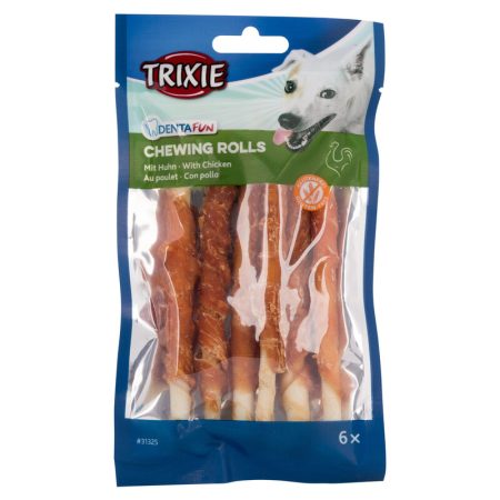 Denta Fun chewing rolls, chicken, 12 cm, 6 pcs./70 g