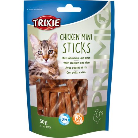 PREMIO Mini Sticks, chicken/rice, 50 g