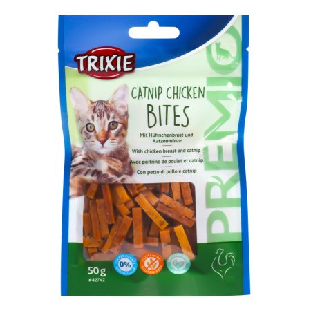 PREMIO Catnip Chicken Bites, 50 g