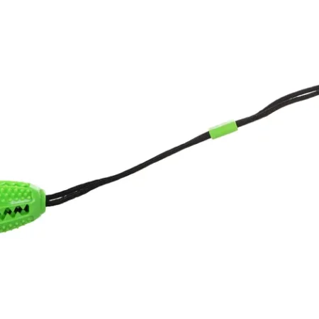 Toy Klevo Stick and suction cup with rope, green