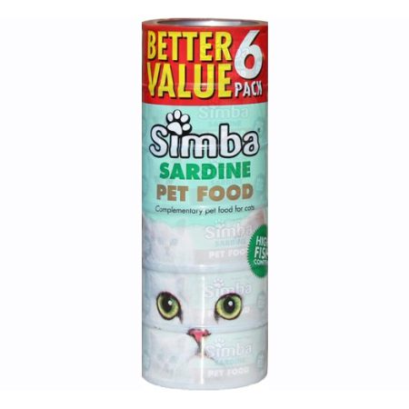 Simba cat food Sardine 6x170g