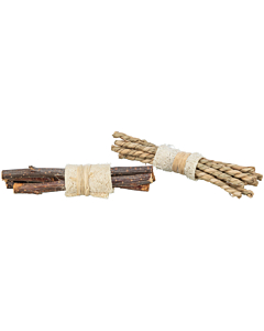 Grass toy with jute, diam 3.5 x 16 cm