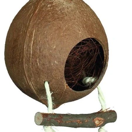 Coconut house for hamsters, single, ø 13 × 56 cm