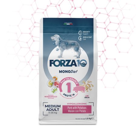 Forza10 Medium Adult Hypoallergenic Pork & Potato 1.5kg