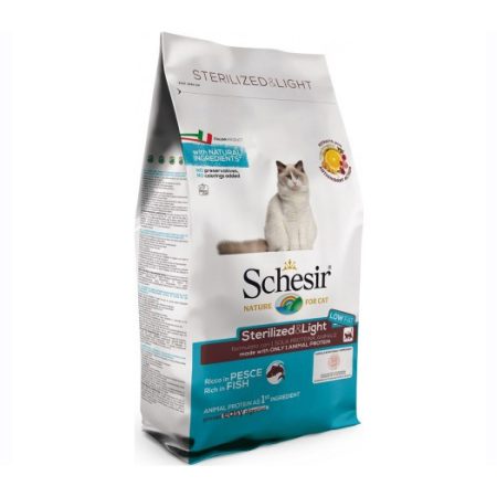 Schesir Cat Sterilised & Light Fish 2kg