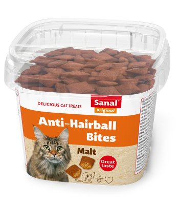 Sanal Malt Anti-Hairball Bites Cup, 75 g