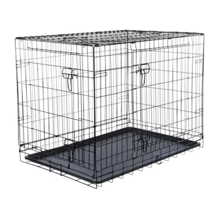 Home kennel, S: 64 × 54 × 48 cm, black
