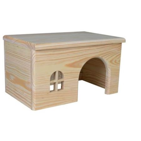 Wooden house for hamsters, 15 × 12 × 15 cm