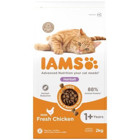 IAMS for Hairball Control with Chicken 2kg
