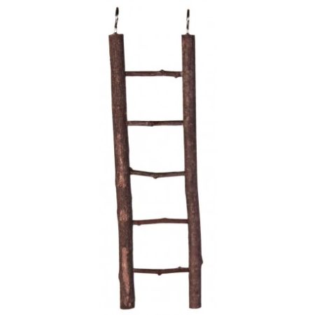 Natural Living wooden ladder, 5 rungs/26 cm