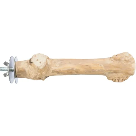 Perch with screw attachment coffee wood, 20 cm/ 20-30 mm