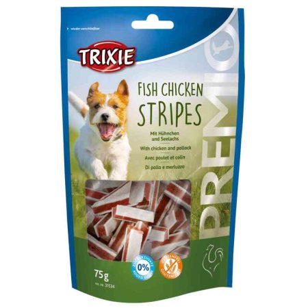 PREMIO Stripes, chicken and pollock, 75 g