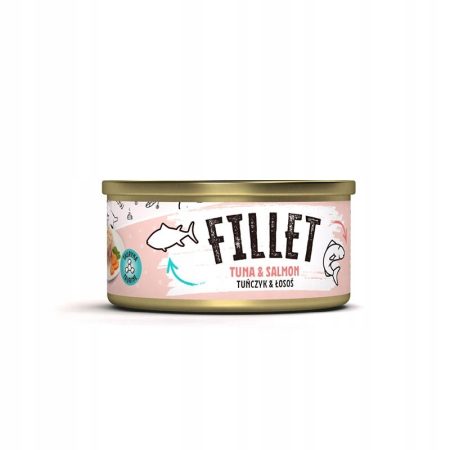 Mr. Bandit Tuna & Salmon Fillet, 80g