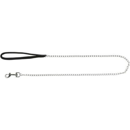 Chain Lead with Neoprene Hand Loop XS-S BLACK