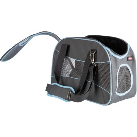 Alison carrier, 20 × 29 × 43 cm, grey/blue