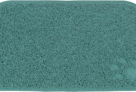 Cat litter tray mat, PVC, 37 x 45 cm, sage