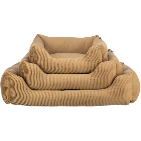 Marley bed, square, 60 × 50 cm, ochre