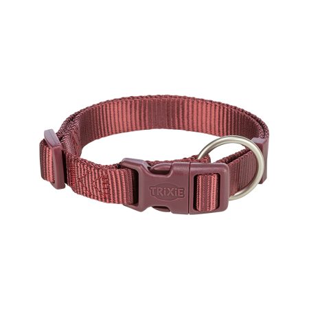Premium collar, S–M: 30–45 cm/15 mm, sangria