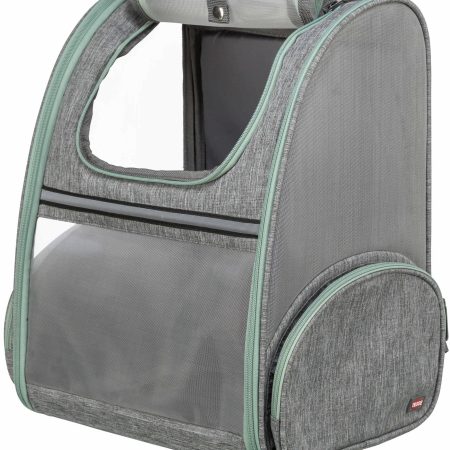 Chloe Rucksack ,39 × 43 × 27 cm, light grey/mint