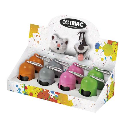 Poo bag dispenser, mixed colours