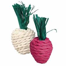Radishes, straw, 8 cm, 2 pcs.