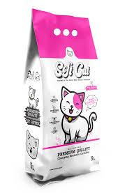 Soft Cat Litter White Baby Powder Scented 5LTR