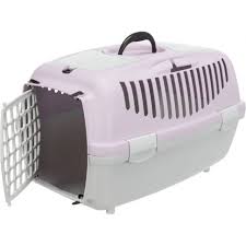 Capri 2 transport box, XS–S: 37 x 34 x 55 cm, light grey/light lilac