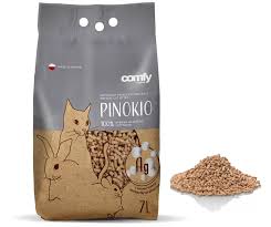 COMFY PINOKIO SILVER Wooden Litter with Silver Ions for Cat & Rabbit 7l