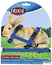 Harness with leash for rabbits, nylon, 25–44 cm/10 mm, 1.25 m