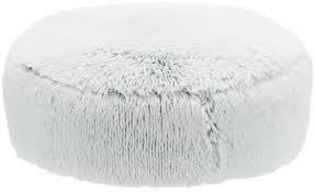 Harvey cushion, round,  60 cm, white-black