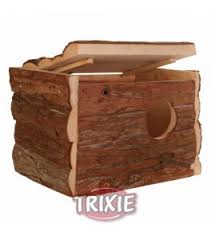 Natural Living nest box, 21 × 13 × 12 cm/ø 3.8 cm