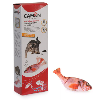 CAMON INTERACTIVE FISH-SHAPED CAT TOY USB CHARGING
