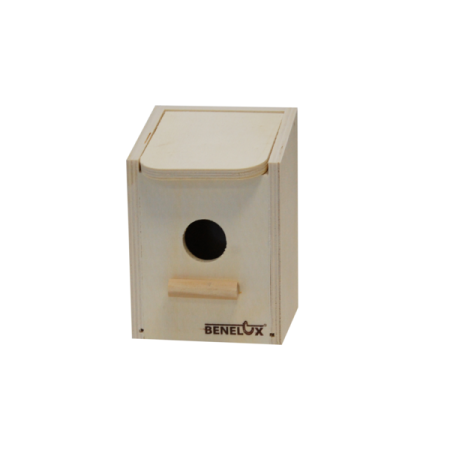 Wooden Nest for Finches, 11 x 10 x 14,5