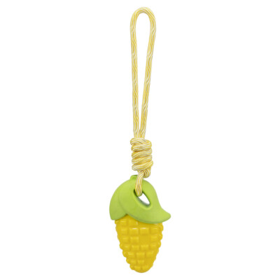 Maize cob on a rope, TPR, 13 cm/34 cm