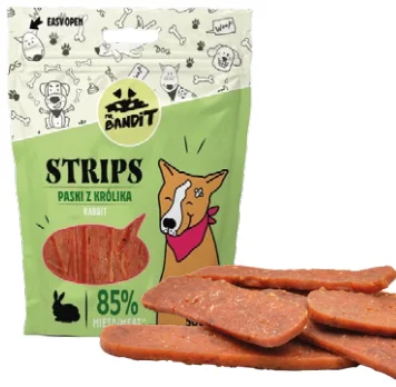 Mr. Bandit STRIPS Dog Treats, 500g