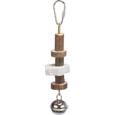 Gnawing wood with lava stone, 16 cm