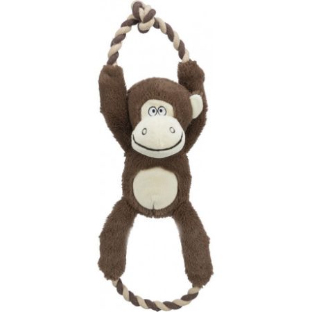 Monkey, plush/rope, 40 cm