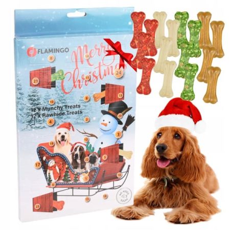 Christmas Advent Calendar - Dogs - Rawhide Bones
