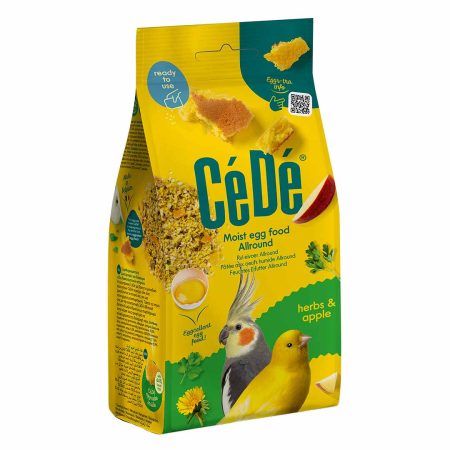 CEDE Egg Food Moist Allround - Herbs & Apple. 200g